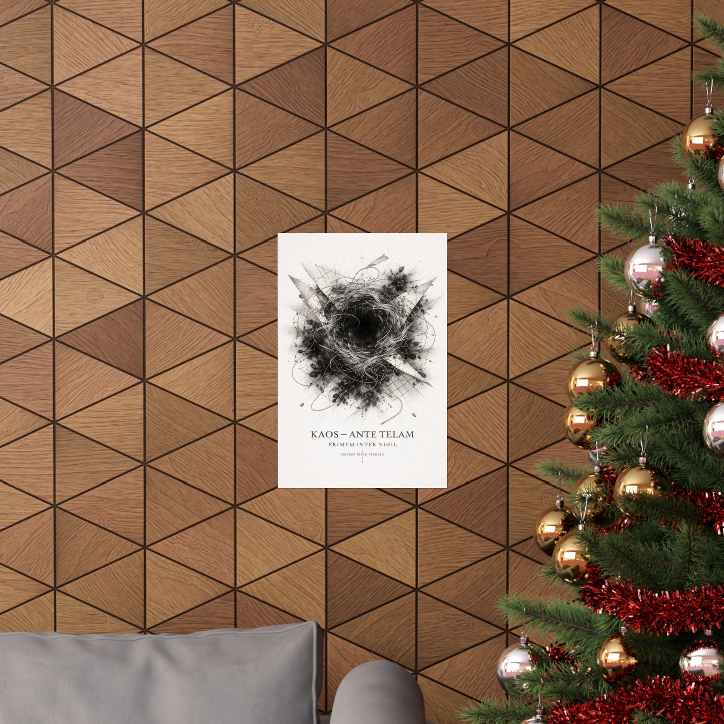 CHAOS (Kaos - Ante Telam) - Matte Vertical Poster