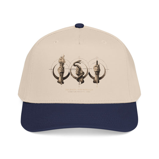 Erinyes Sacred Rage Cap — "IRA SACRA · NON MORTALIS"