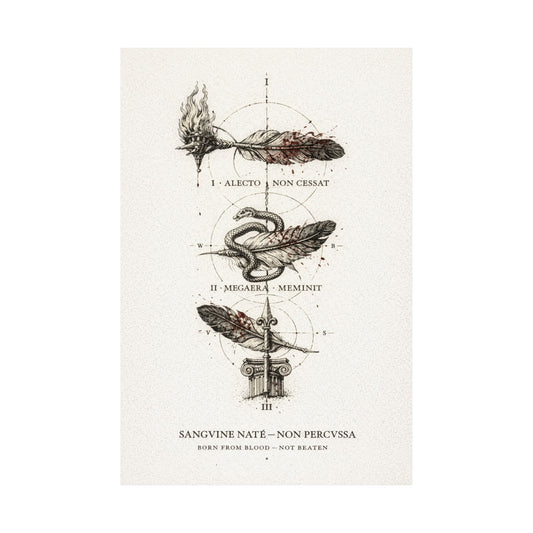 THE FURIES (Sangvine Nate) - Matte Vertical Poster