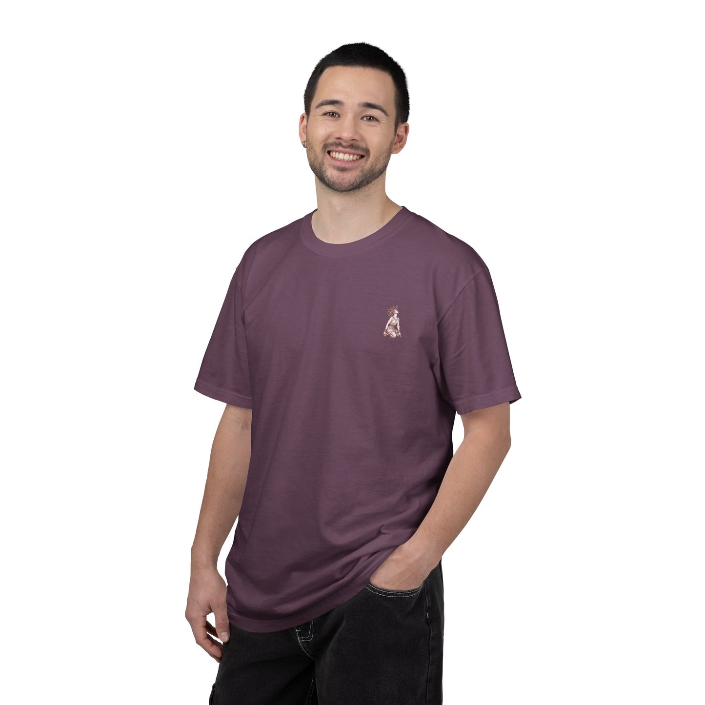 THE FATES - back design - Unisex Garment-Dyed T-shirt