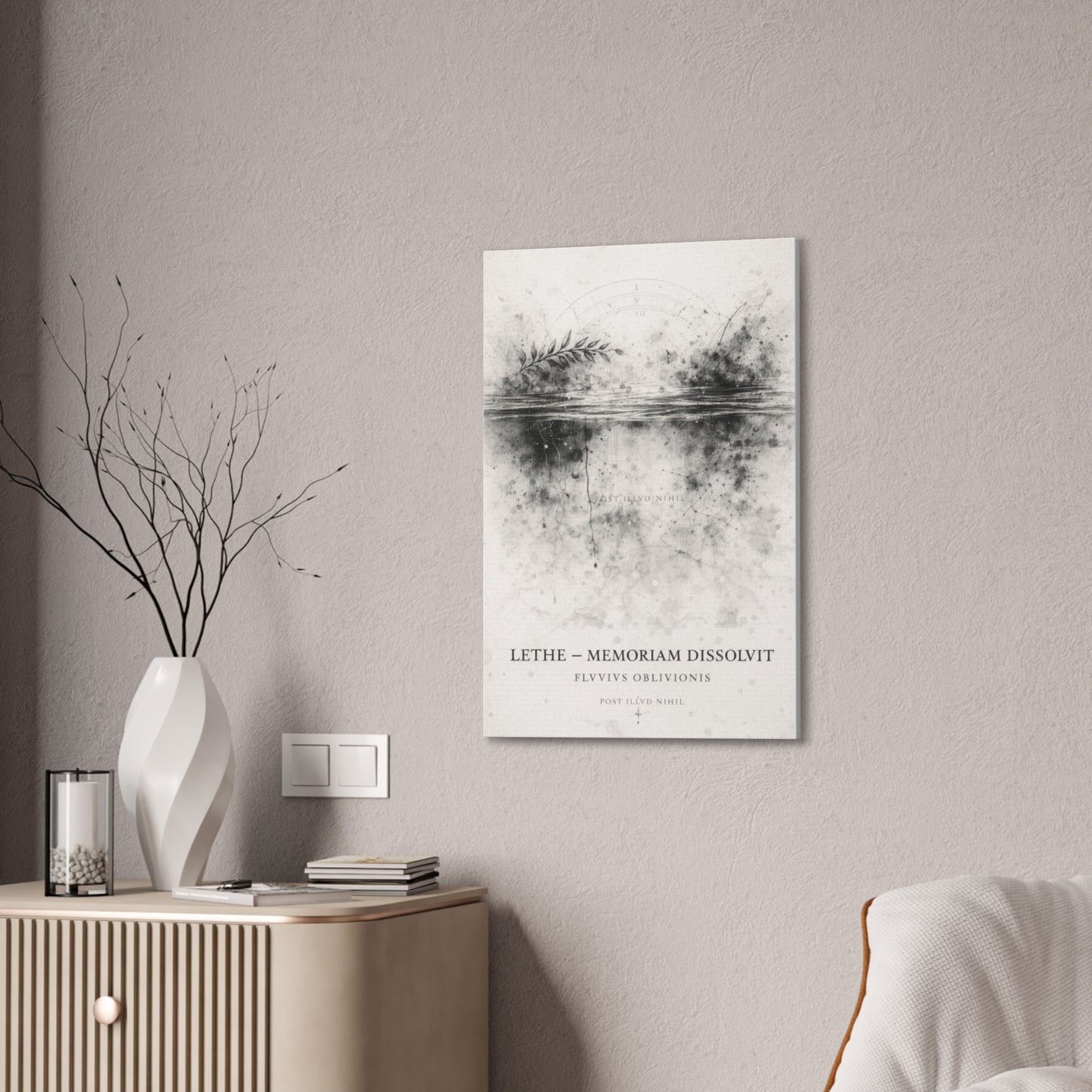 LETHE (Memoriam Dissolvit) - Canvas Stretched, 0.75"