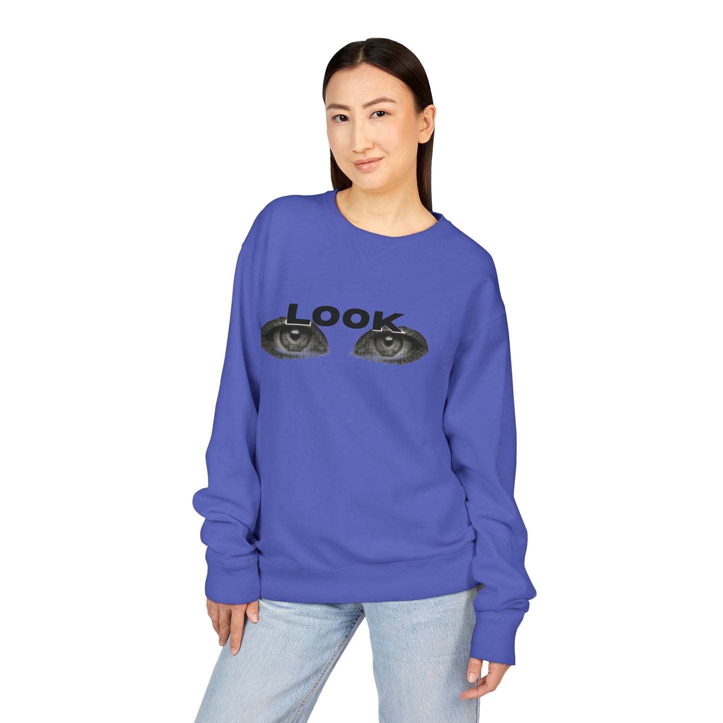 LOOK - Unisex ComfortWash® Garment Dyed Crewneck Sweatshirt