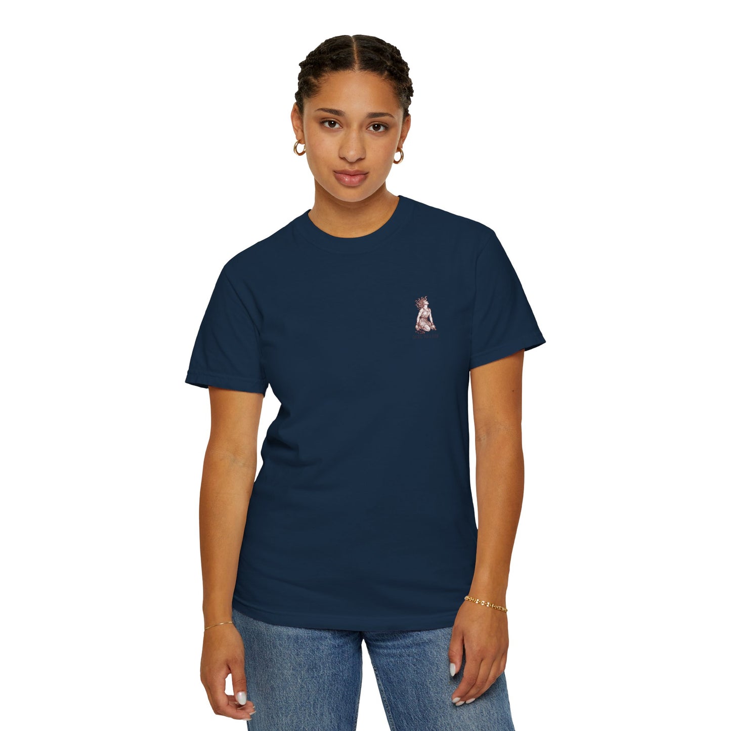THE FATES - back design - Unisex Garment-Dyed T-shirt