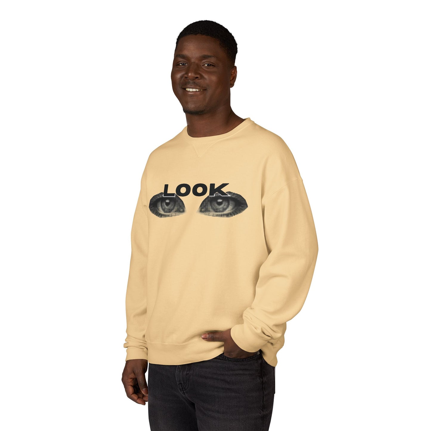 LOOK - Unisex ComfortWash® Garment Dyed Crewneck Sweatshirt