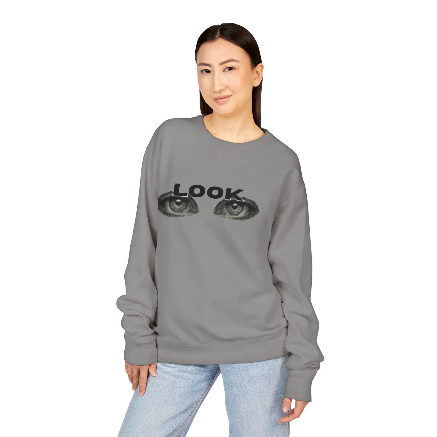 LOOK - Unisex ComfortWash® Garment Dyed Crewneck Sweatshirt