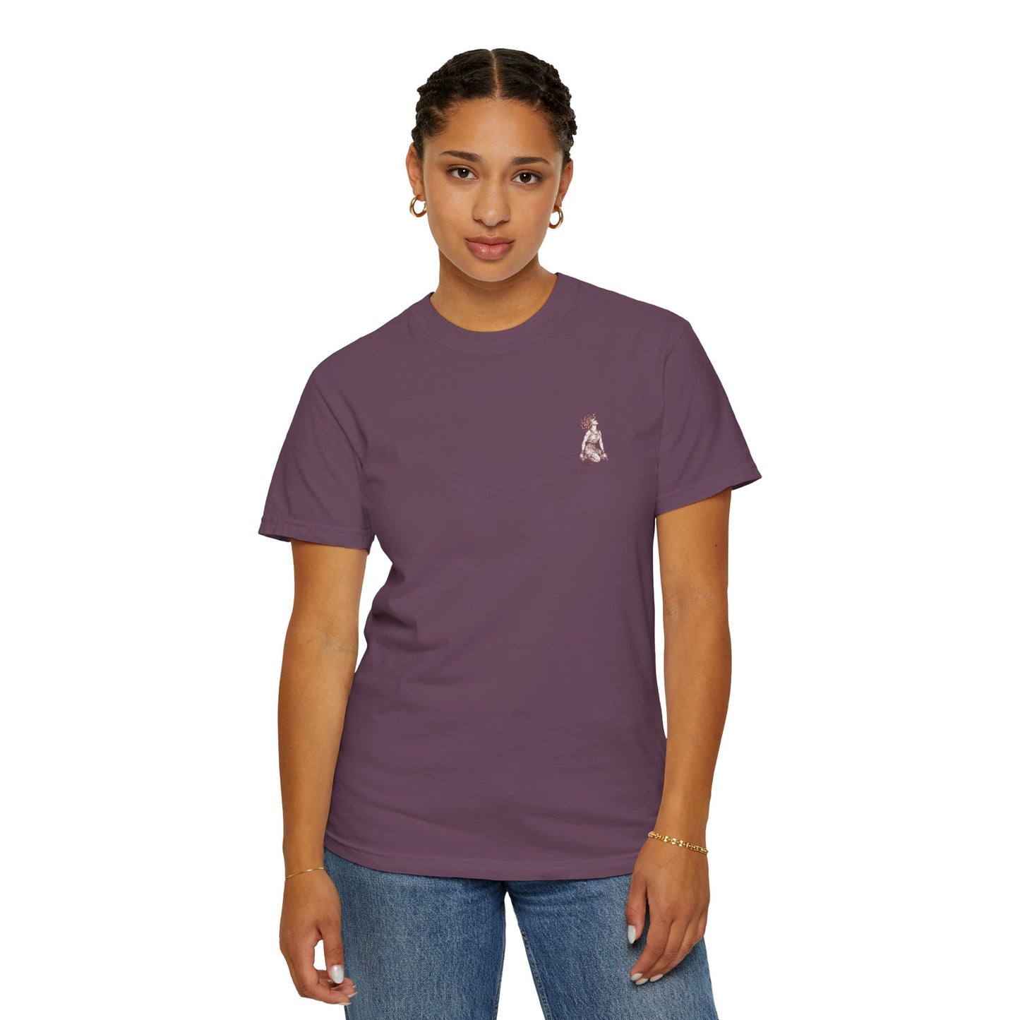 THE FATES - back design - Unisex Garment-Dyed T-shirt