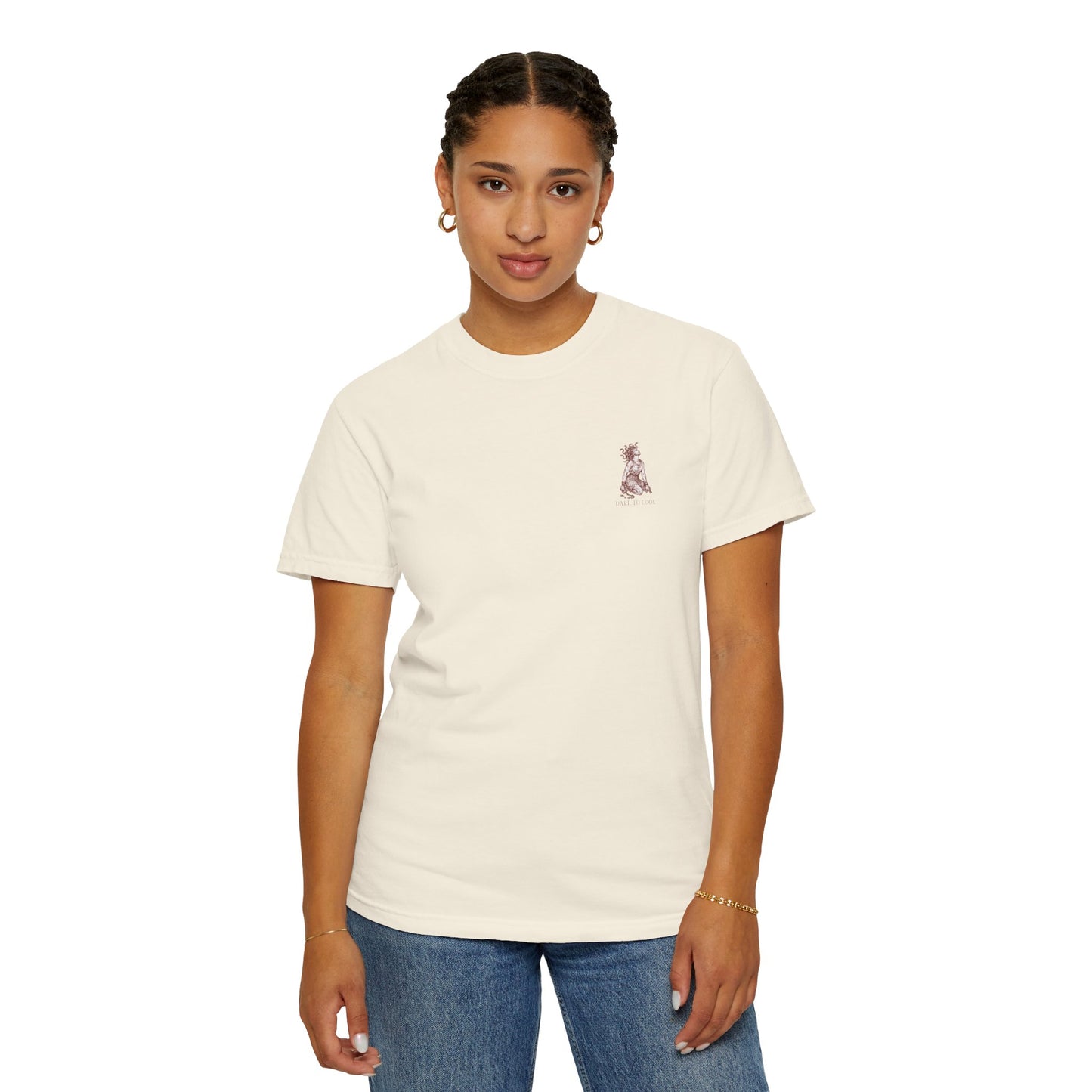 THE FATES - back design - Unisex Garment-Dyed T-shirt