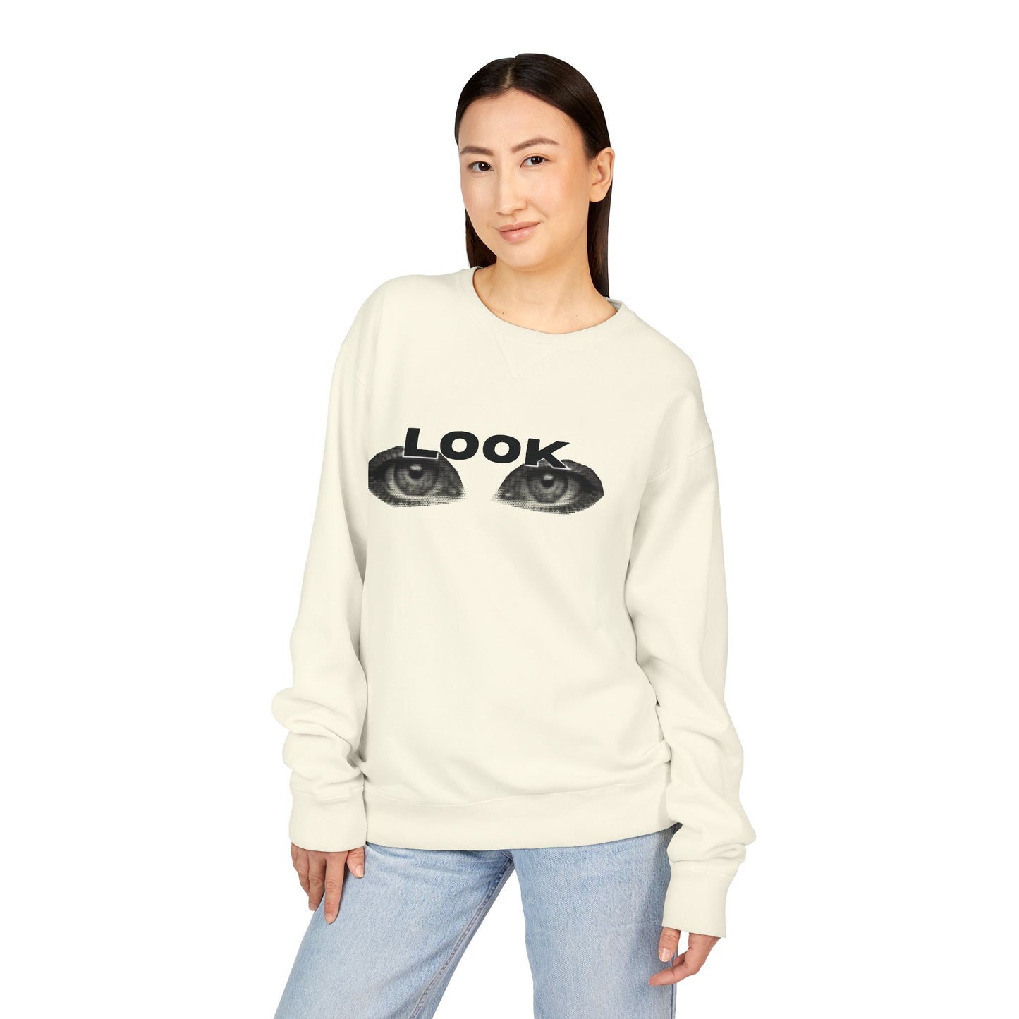 LOOK - Unisex ComfortWash® Garment Dyed Crewneck Sweatshirt