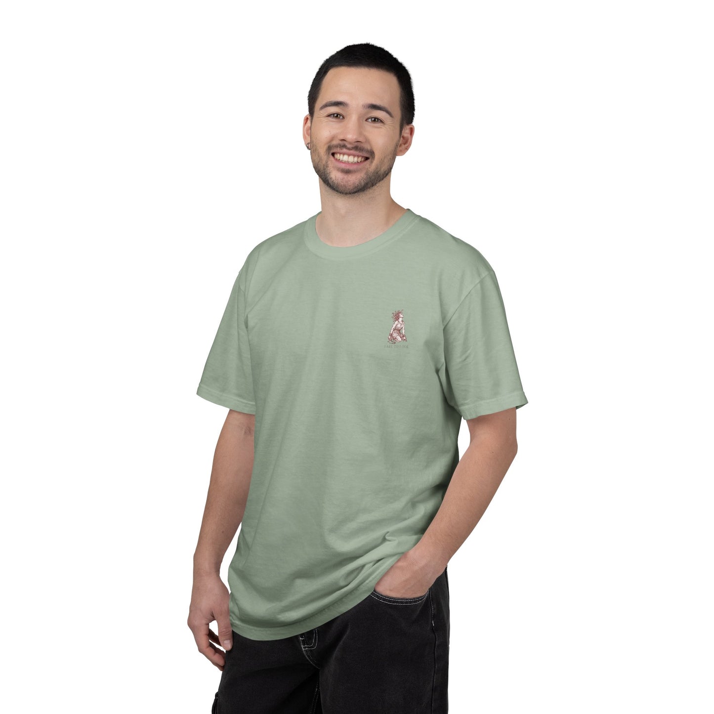 THE FATES - back design - Unisex Garment-Dyed T-shirt