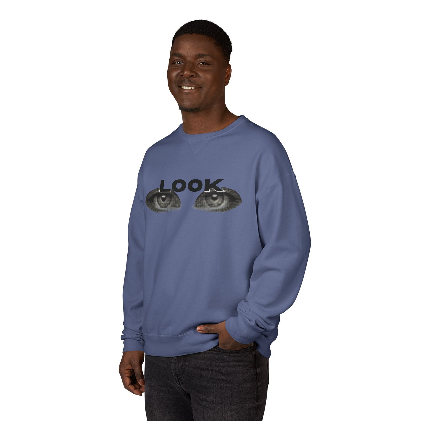LOOK - Unisex ComfortWash® Garment Dyed Crewneck Sweatshirt
