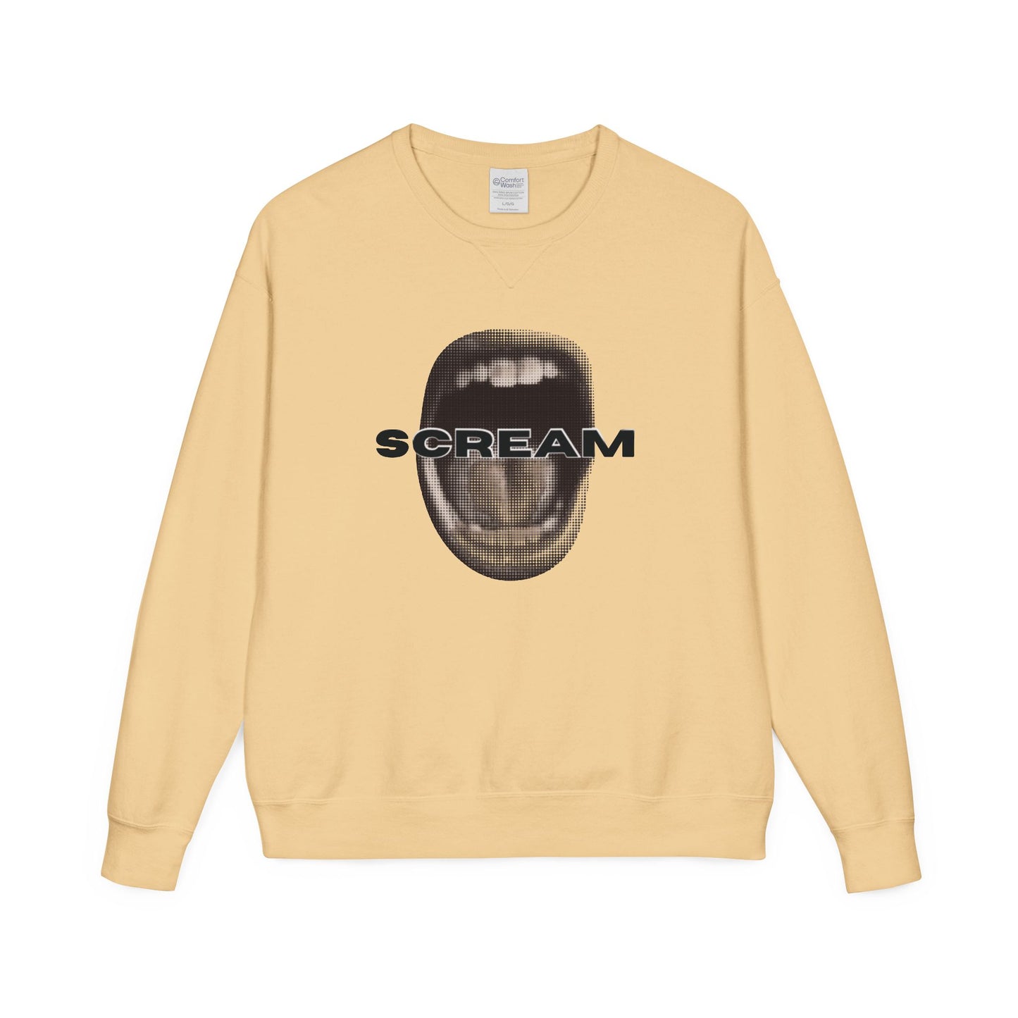 SCREAM - Unisex ComfortWash® Garment Dyed Crewneck Sweatshirt