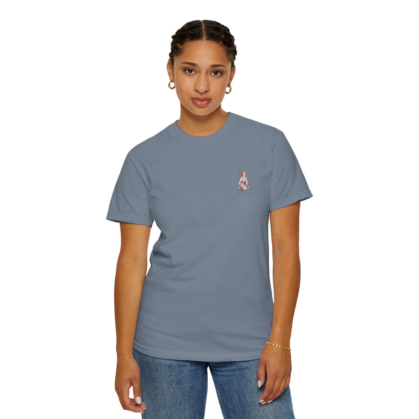 THE FATES - back design - Unisex Garment-Dyed T-shirt