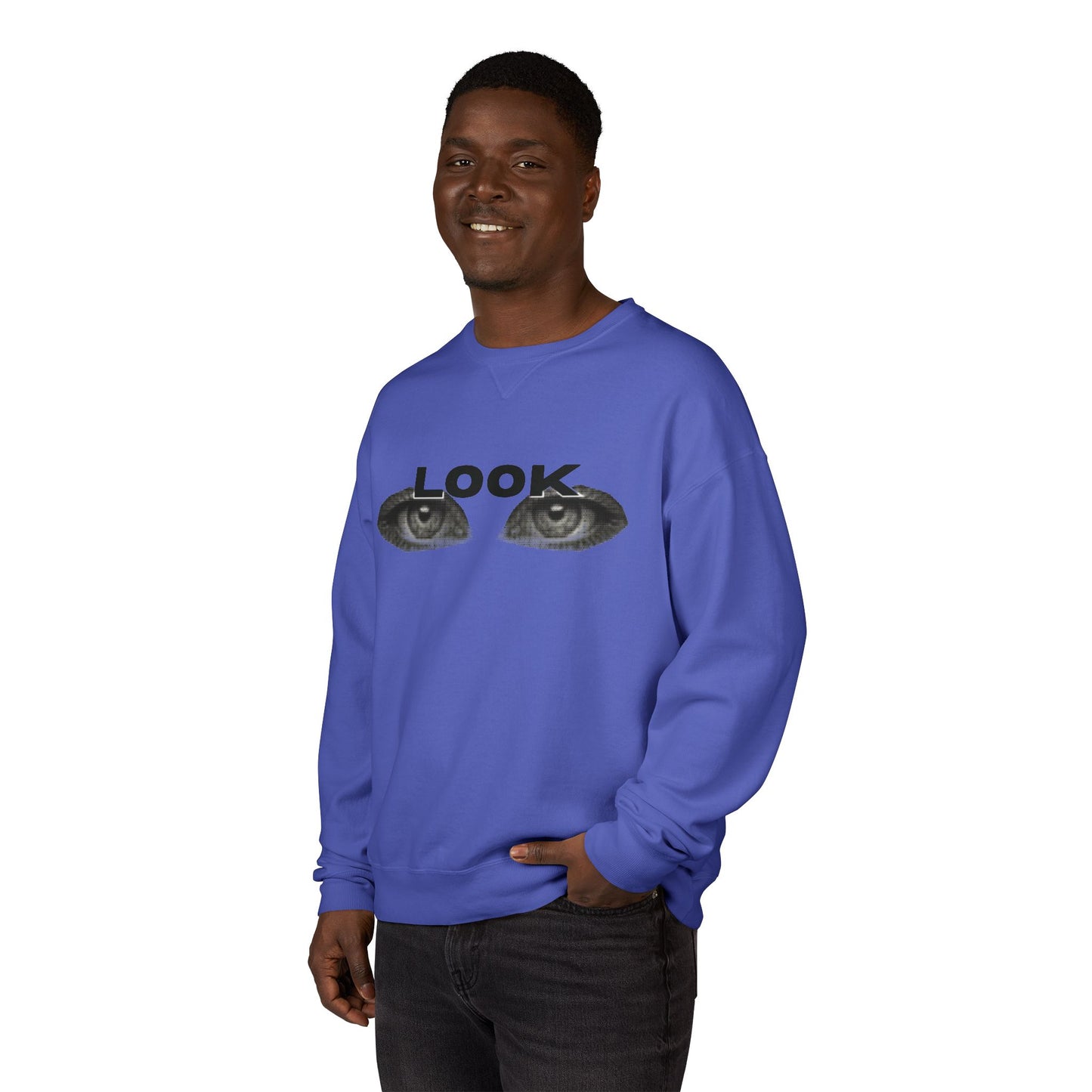 LOOK - Unisex ComfortWash® Garment Dyed Crewneck Sweatshirt