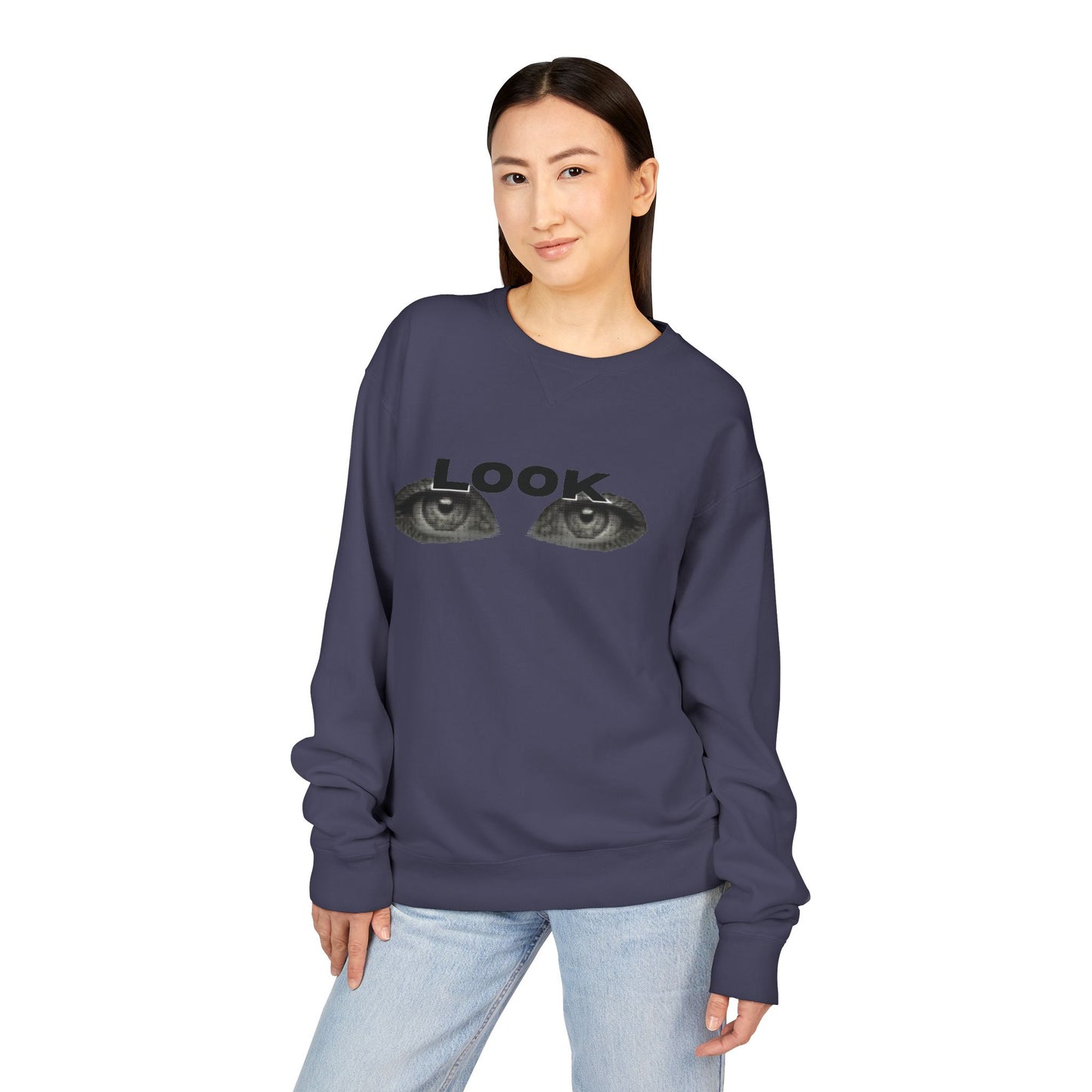 LOOK - Unisex ComfortWash® Garment Dyed Crewneck Sweatshirt