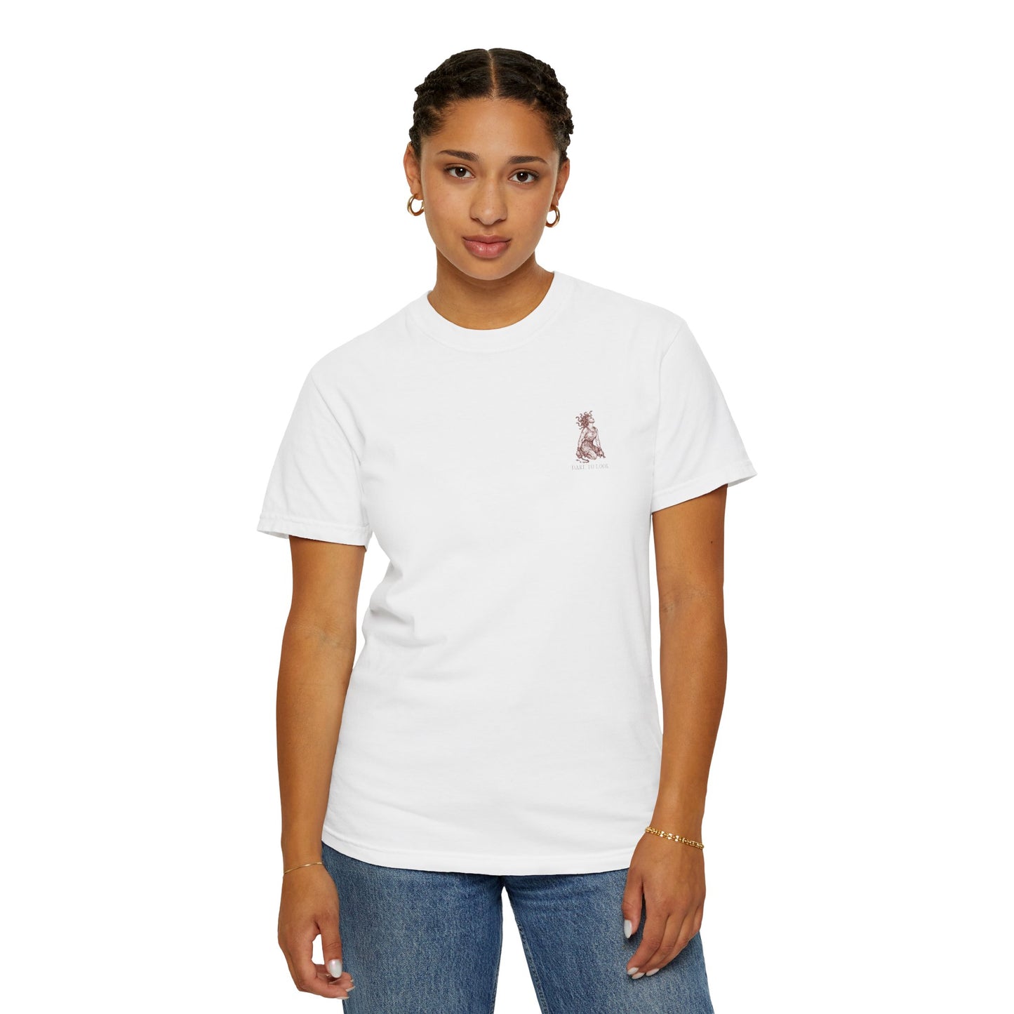 THE FATES - back design - Unisex Garment-Dyed T-shirt