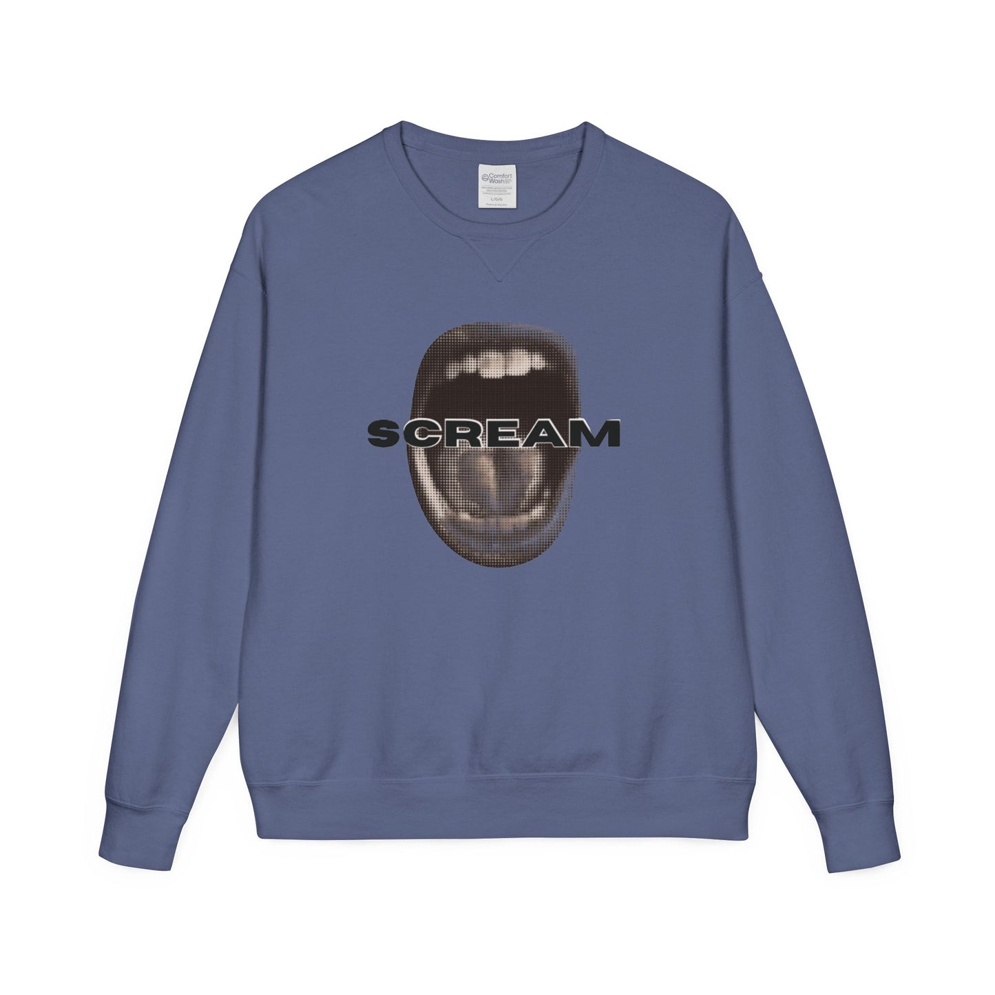 SCREAM - Unisex ComfortWash® Garment Dyed Crewneck Sweatshirt