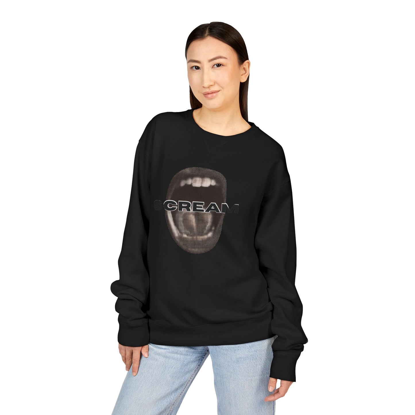SCREAM - Unisex ComfortWash® Garment Dyed Crewneck Sweatshirt