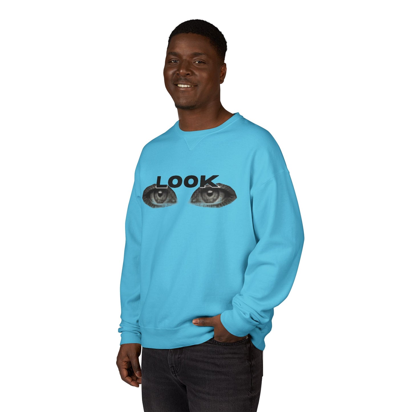 LOOK - Unisex ComfortWash® Garment Dyed Crewneck Sweatshirt