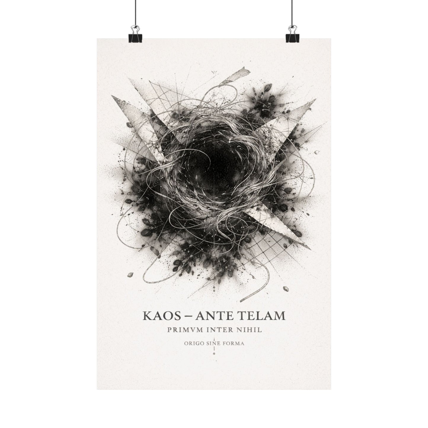 CHAOS (Kaos - Ante Telam) - Matte Vertical Poster