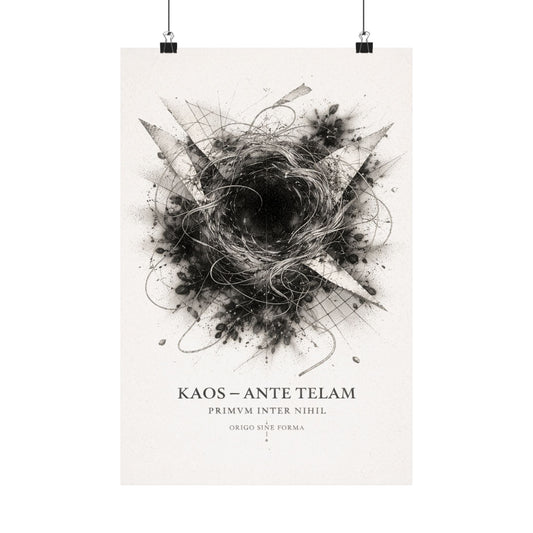 CHAOS (Kaos - Ante Telam) - Matte Vertical Poster