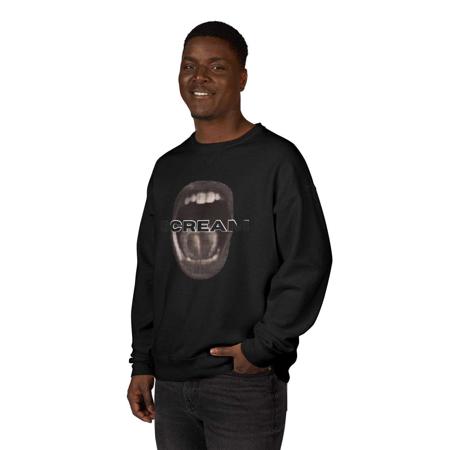SCREAM - Unisex ComfortWash® Garment Dyed Crewneck Sweatshirt
