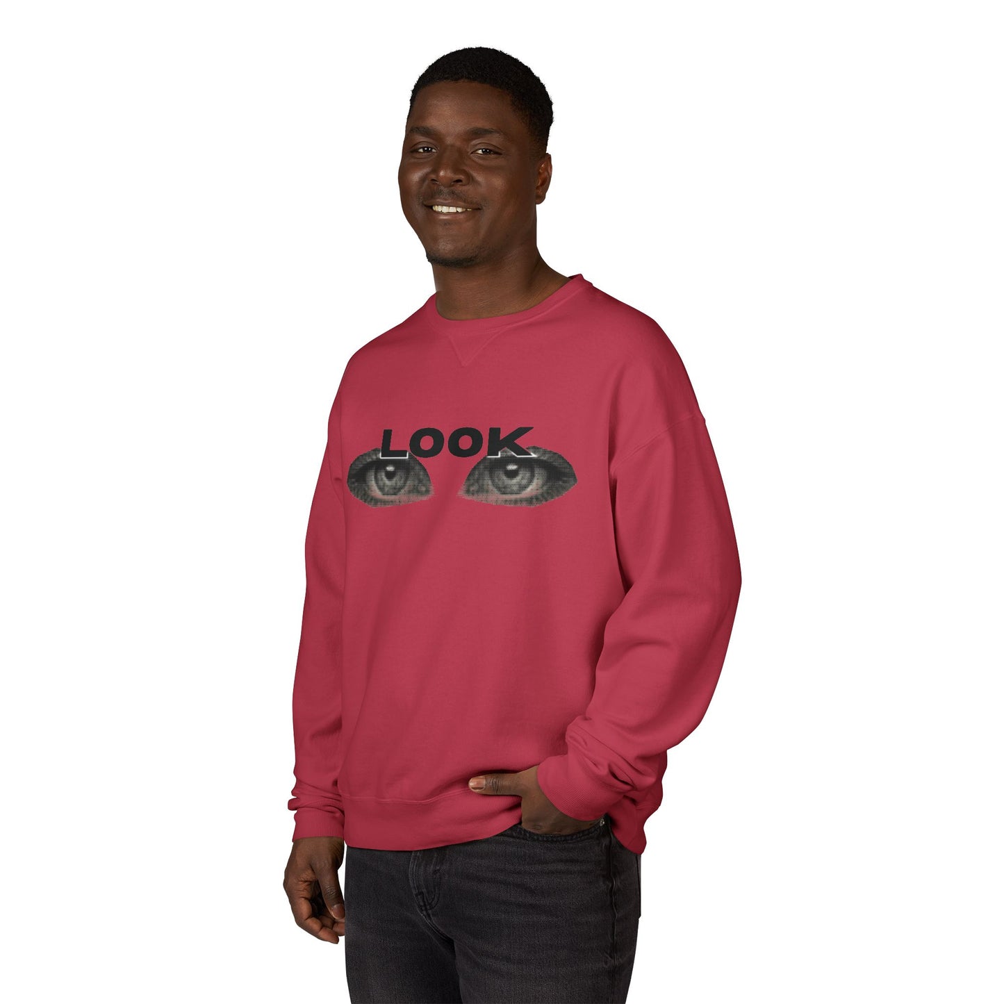 LOOK - Unisex ComfortWash® Garment Dyed Crewneck Sweatshirt