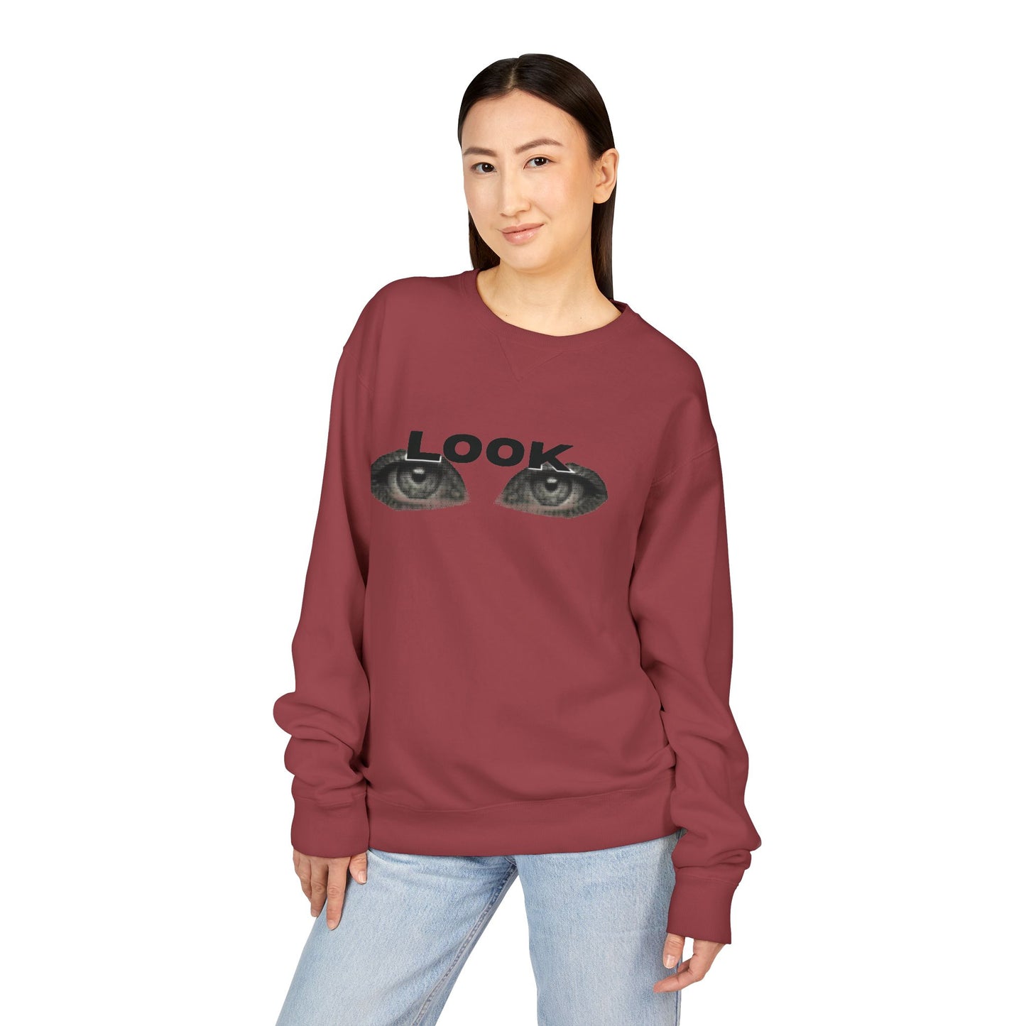 LOOK - Unisex ComfortWash® Garment Dyed Crewneck Sweatshirt