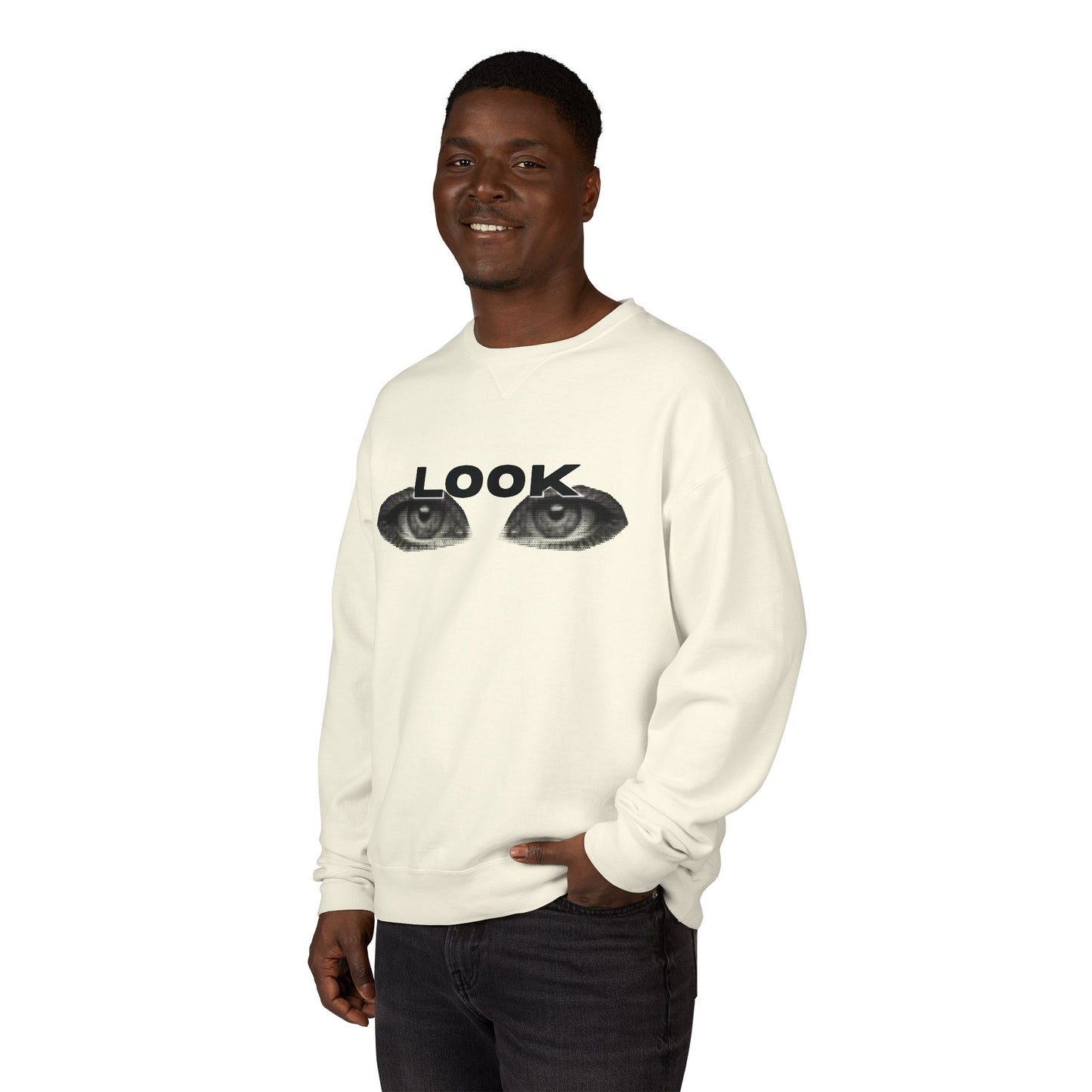 LOOK - Unisex ComfortWash® Garment Dyed Crewneck Sweatshirt