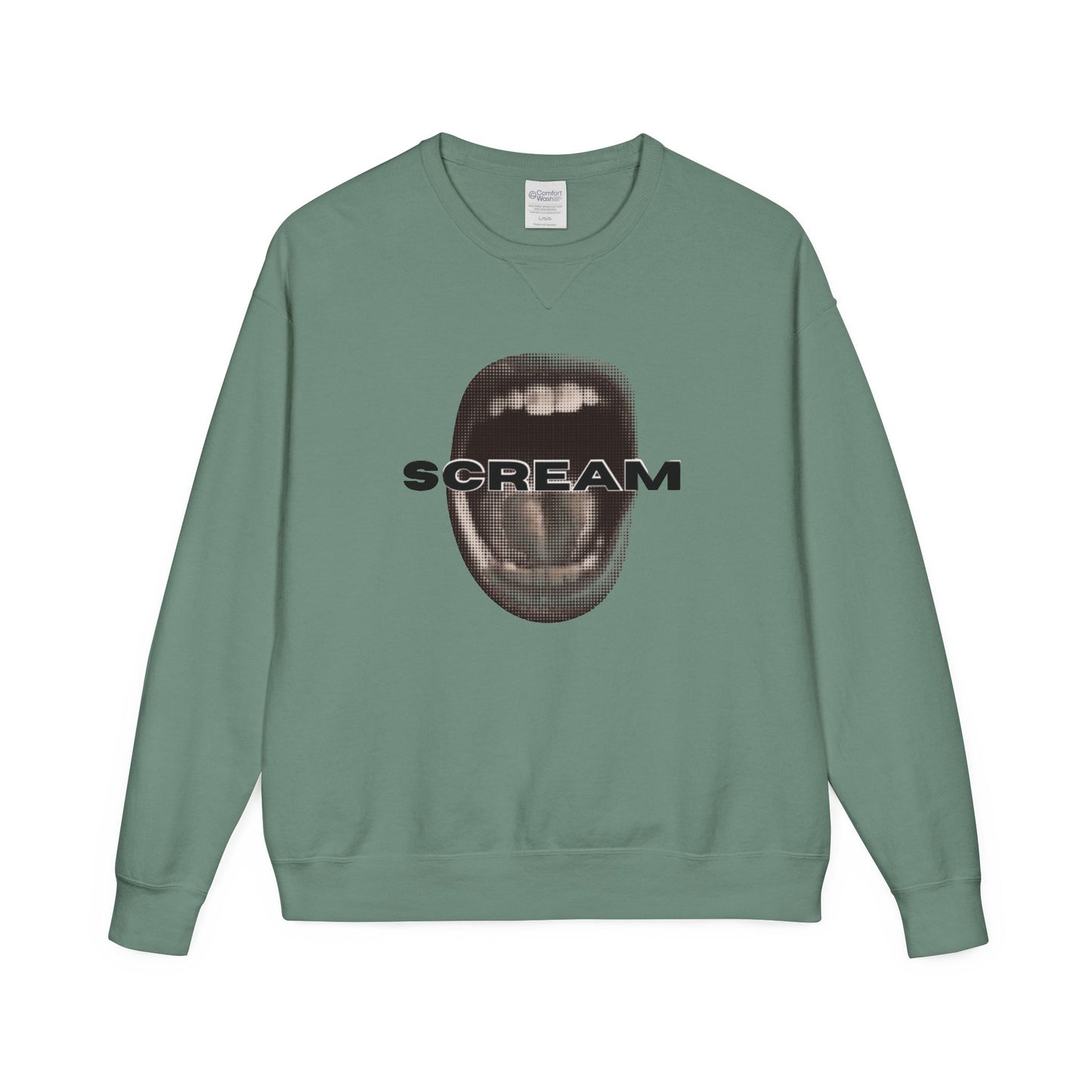 SCREAM - Unisex ComfortWash® Garment Dyed Crewneck Sweatshirt