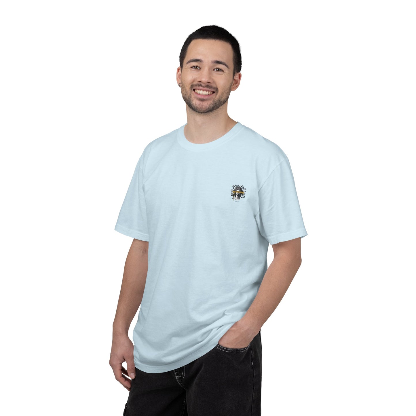 LETHE'S WAKE - back design - Unisex Garment-Dyed T-shirt