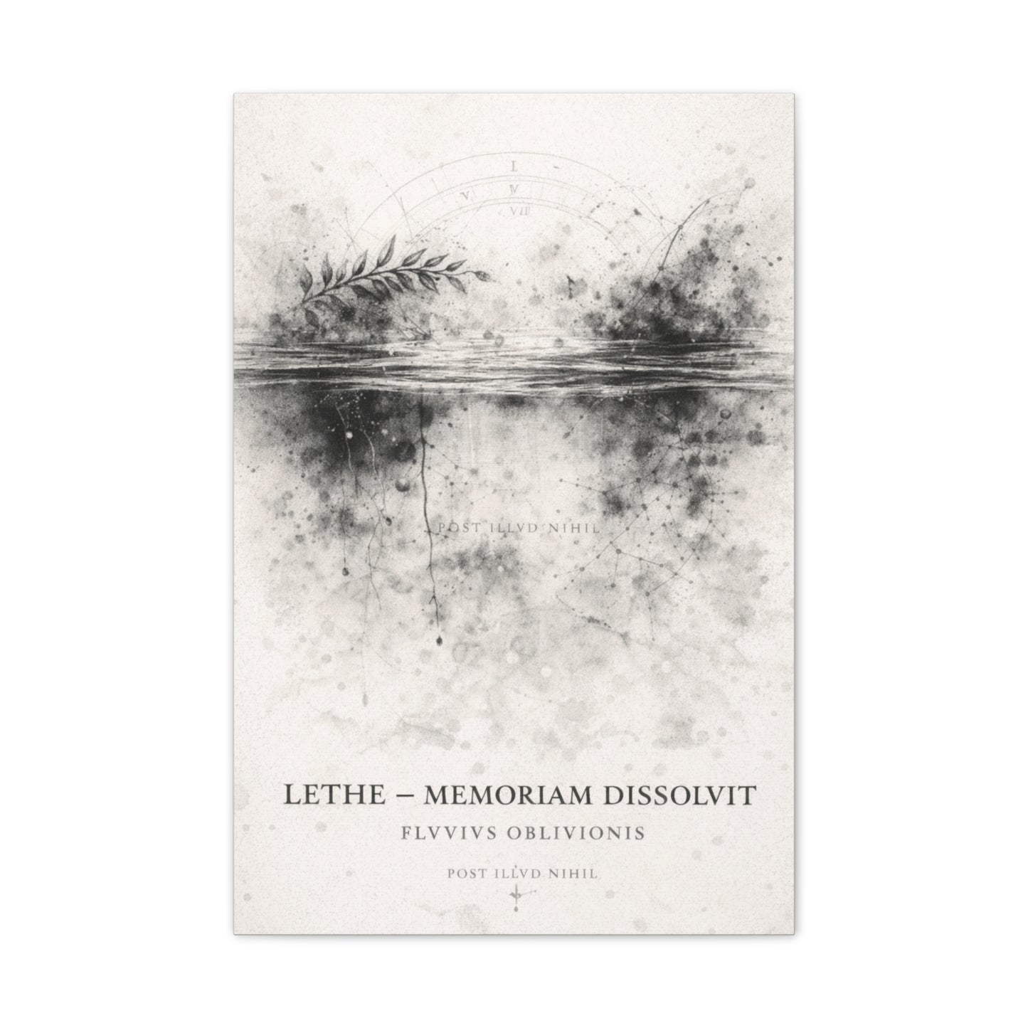 LETHE (Memoriam Dissolvit) - Canvas Stretched, 0.75"