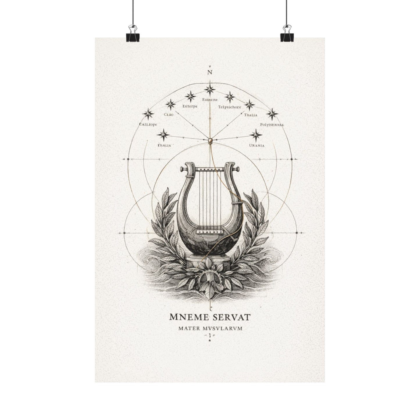 MNEMOSYNE (Mneme Servat) - Matte Vertical Posters